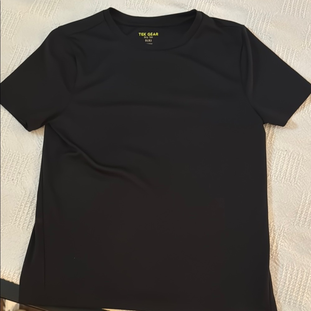 Tek Gear Black Short Sleeve Kids Tee